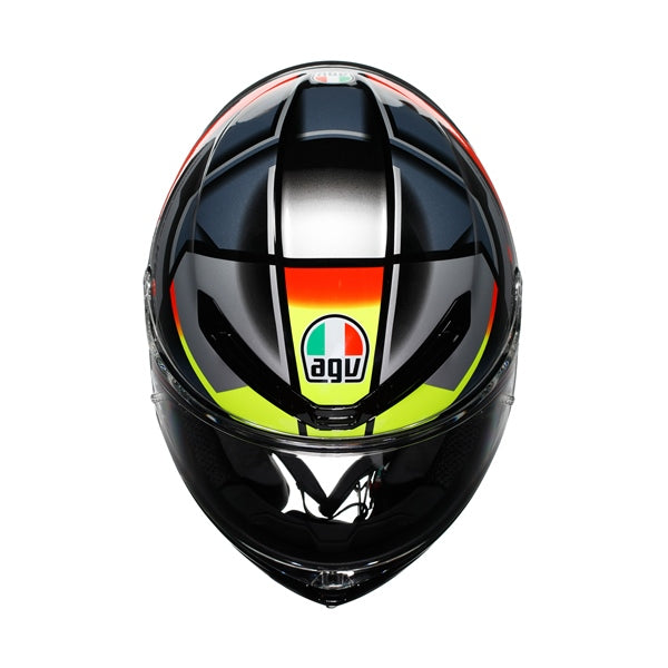 AGV HELM K6 S ERAZER BK/RD/FLUO Yellow 2XL - Driven Powersports