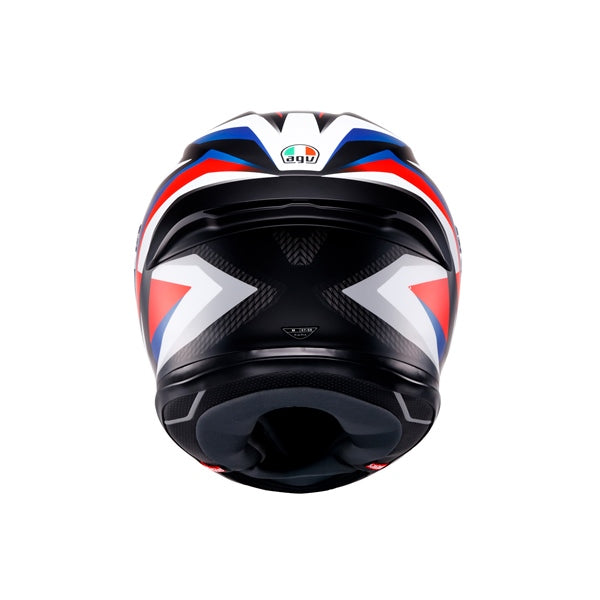 AGV HELM K6 S TIMEWARP Matte Black/Red/Blue 2XL - Driven Powersports