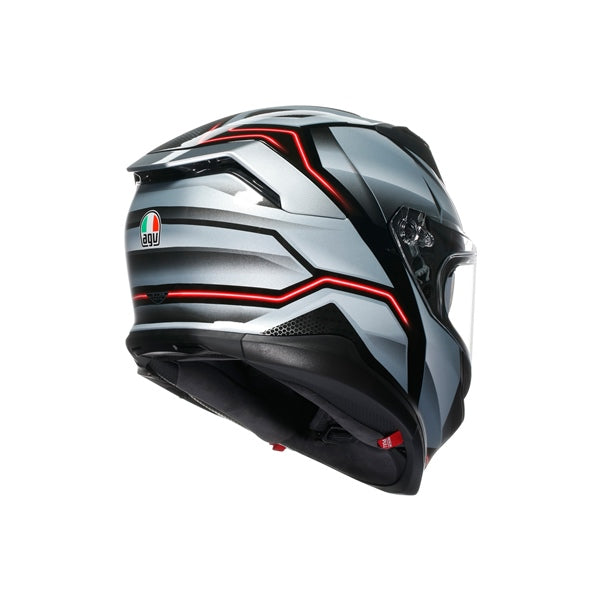 AGV HELM K7 JAEGER Black/Silver 2XL - Driven Powersports