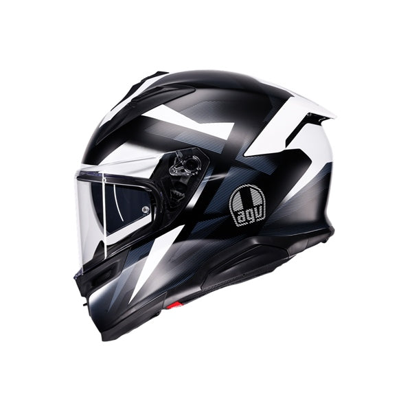 AGV HELM K7 GLIMPSE Matte Black/White 2XL - Driven Powersports