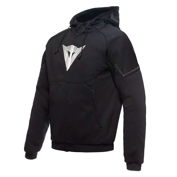 Dainese Daemon-X Full Zip Hoodie - Men Black/White - Driven Powersports