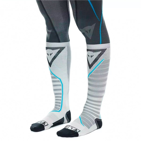 Dainese Long Technical Socks - Unisex Black/Blue 36/38 - Driven Powersports