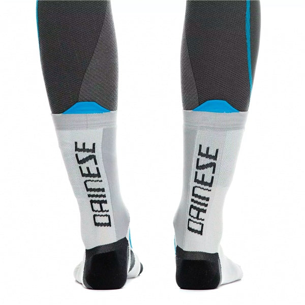 Dainese Mid Technical Socks - Unisex Black/Blue 36/38 - Driven Powersports