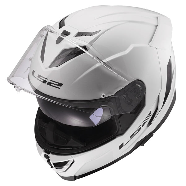 LS2 Storm III Full-Face Helmet Solid Glossy White 3XL - Driven Powersports