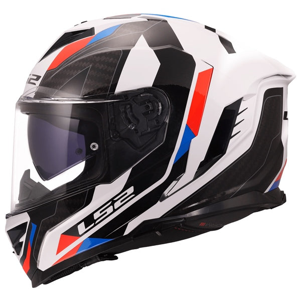 LS2 Storm III Full-Face Helmet Sporty White/Blue/Red XS - Driven Powersports