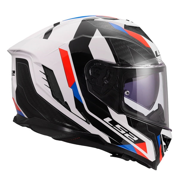 LS2 Storm III Full-Face Helmet Sporty White/Blue/Red XS - Driven Powersports