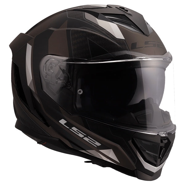 LS2 Storm III Full-Face Helmet Sporty Matte Black/Gray 3XL - Driven Powersports