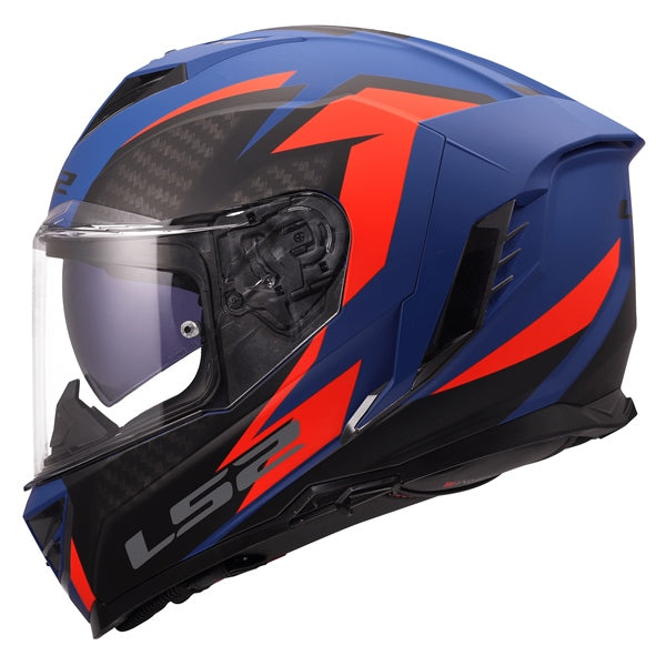 LS2 Storm III Full-Face Helmet Dynamo Matte Blue/Red L - Driven Powersports