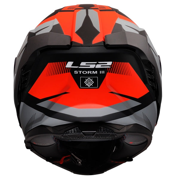 LS2 Storm III Full-Face Helmet Komai Matte Black/Red L - Driven Powersports