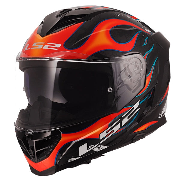 LS2 Storm III Full-Face Helmet Flames XL - Driven Powersports