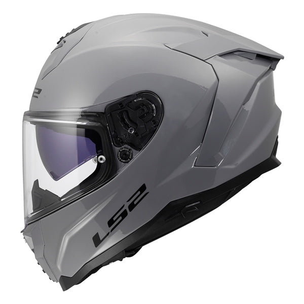 LS2 Challenger II Full-Face Helmet Solid Gloss Nardo Grey XS - Driven Powersports