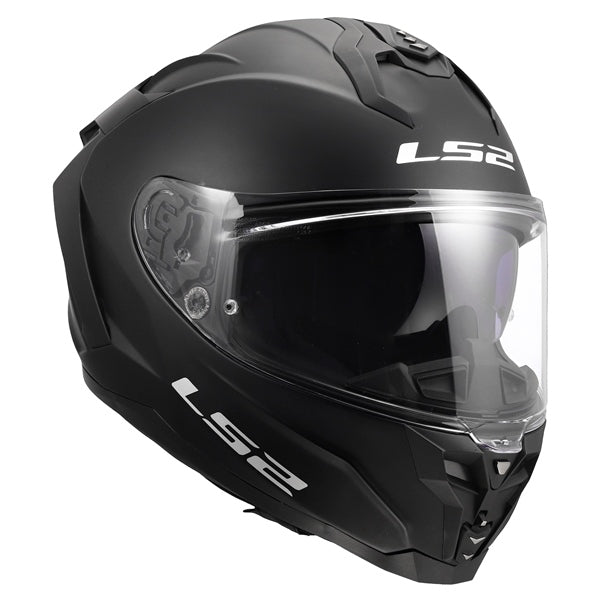 LS2 Challenger II Full-Face Helmet Solid Matte Black 2XS - Driven Powersports