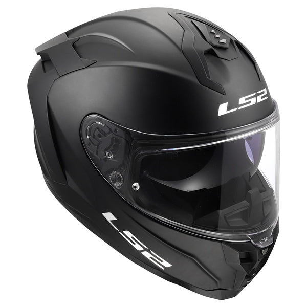 LS2 Challenger II Full-Face Helmet Solid Matte Black 2XS - Driven Powersports