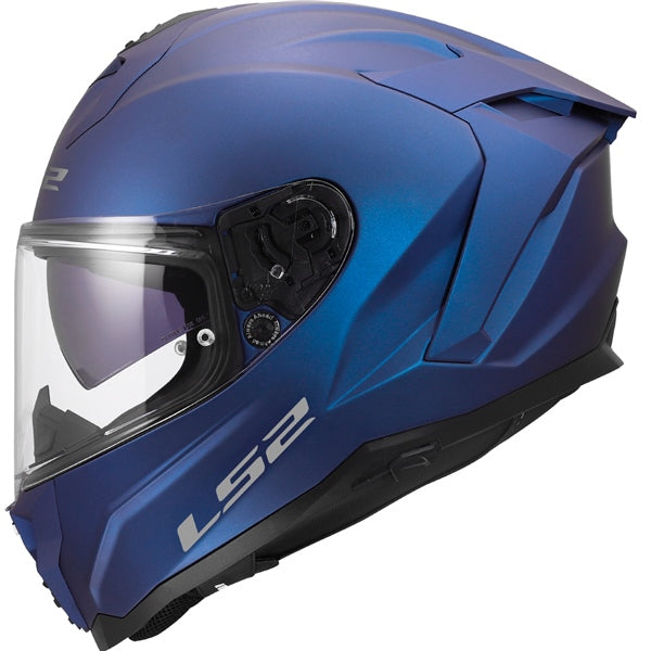 LS2 Challenger II Full-Face Helmet Solid Mat navy blue S - Driven Powersports