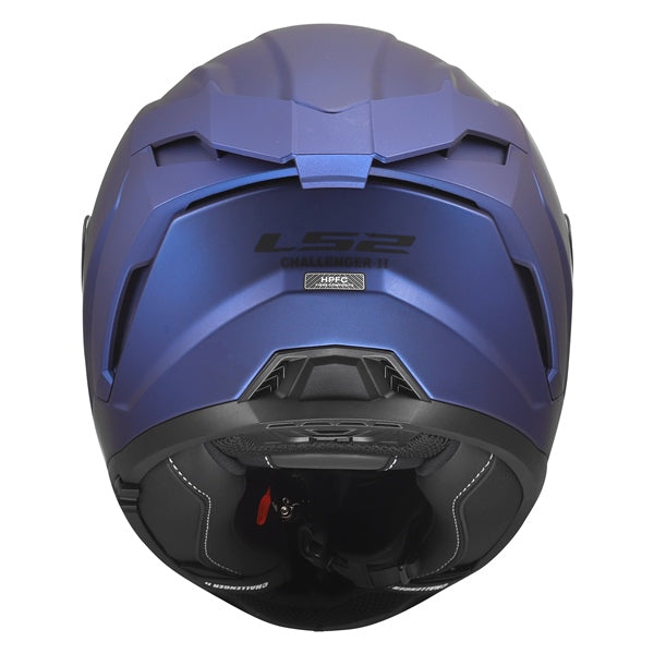 LS2 Challenger II Full-Face Helmet Solid Mat navy blue S - Driven Powersports