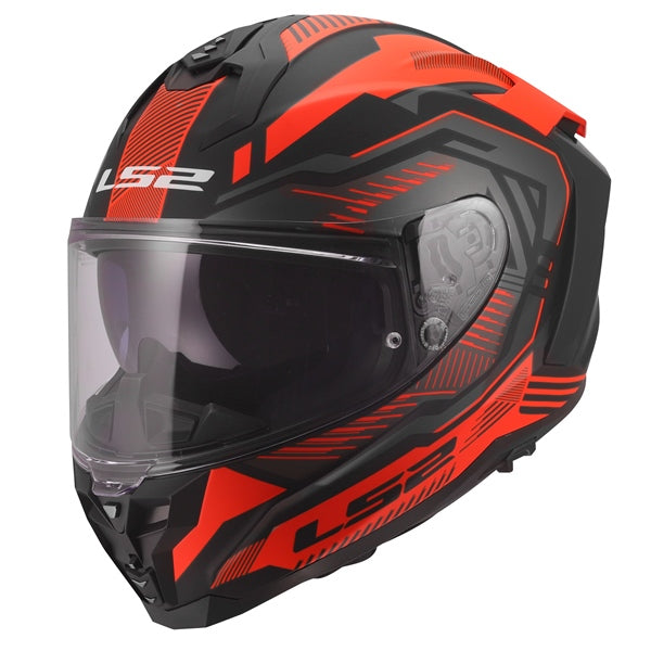 LS2 Challenger II Full-Face Helmet Dravix Matte Red 2XS - Driven Powersports