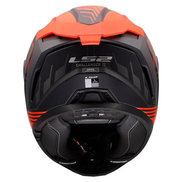 LS2 Challenger II Full-Face Helmet Dravix Matte Red 2XS - Driven Powersports