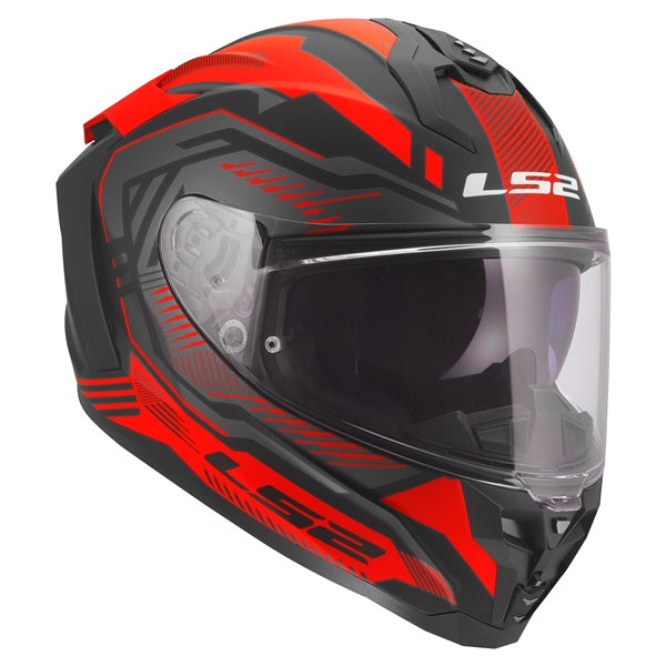 LS2 Challenger II Full-Face Helmet Dravix Matte Red 2XS - Driven Powersports