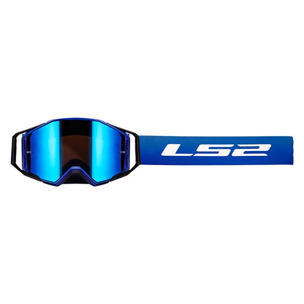 LS2 Netic Goggle Blue Iridium Blue - Driven Powersports