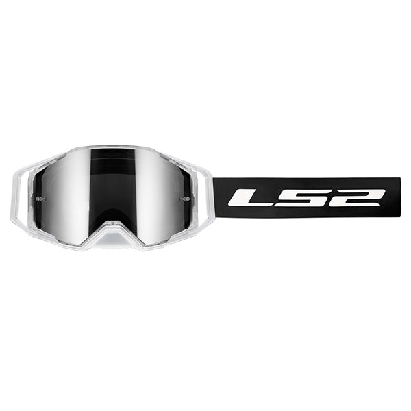 LS2 Netic Goggle Transparent Iridium Silver - Driven Powersports