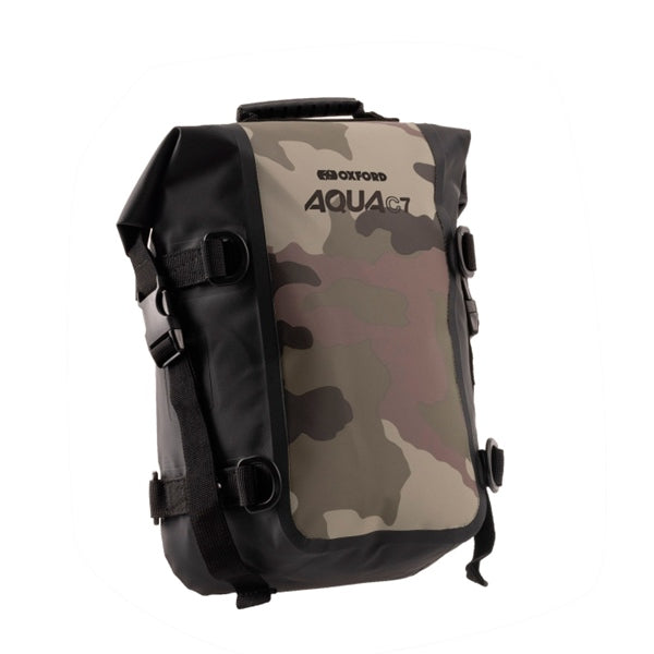 Oxford Aqua C7 Crash Bar Bag Camo - Driven Powersports