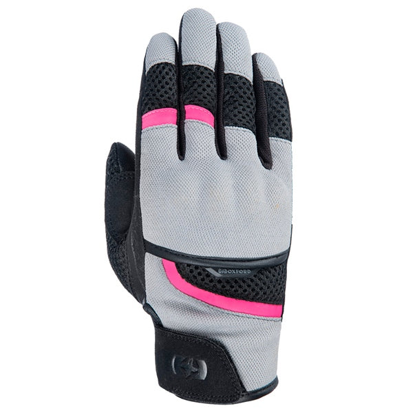 Oxford Brisbane Gloves - Women Gray/Pink/Black XL - Driven Powersports