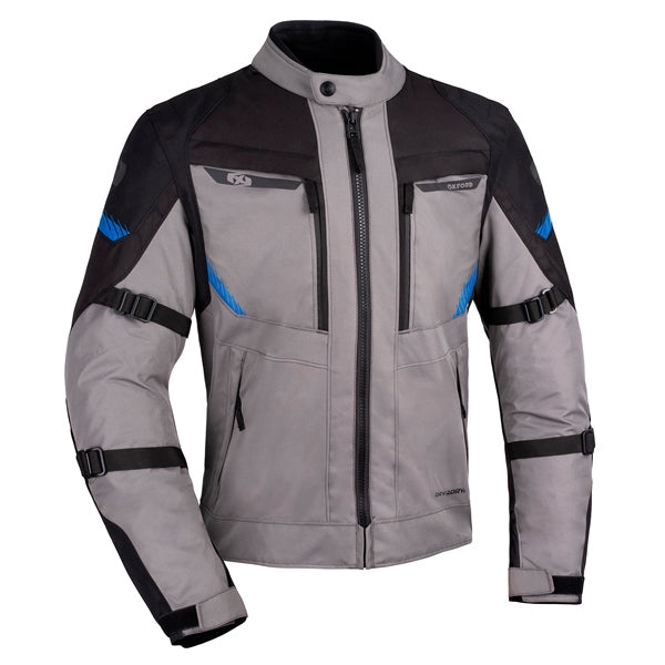 Oxford Toronto 1.0 Jacket Black/Gray/Blue S UK / 46 EU / 36 US - Driven Powersports