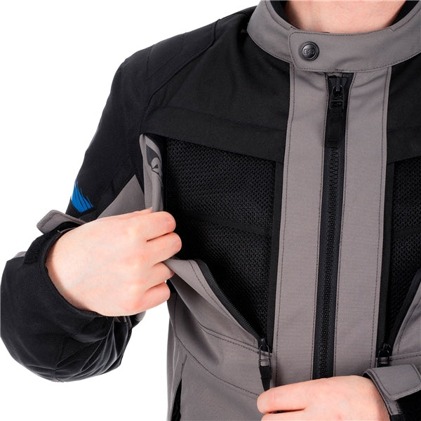 Oxford Toronto 1.0 Jacket Black/Gray/Blue S UK / 46 EU / 36 US - Driven Powersports