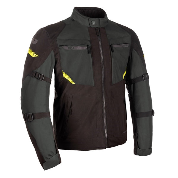 Oxford Toronto 1.0 Jacket Black/Green/Fluo 2XL UK / 54 EU / 44 US - Driven Powersports