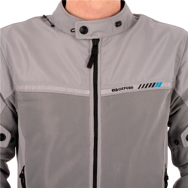 Oxford Arizona 2.0 Air Jacket - Men Gray S UK / 46 EU / 36 US - Driven Powersports