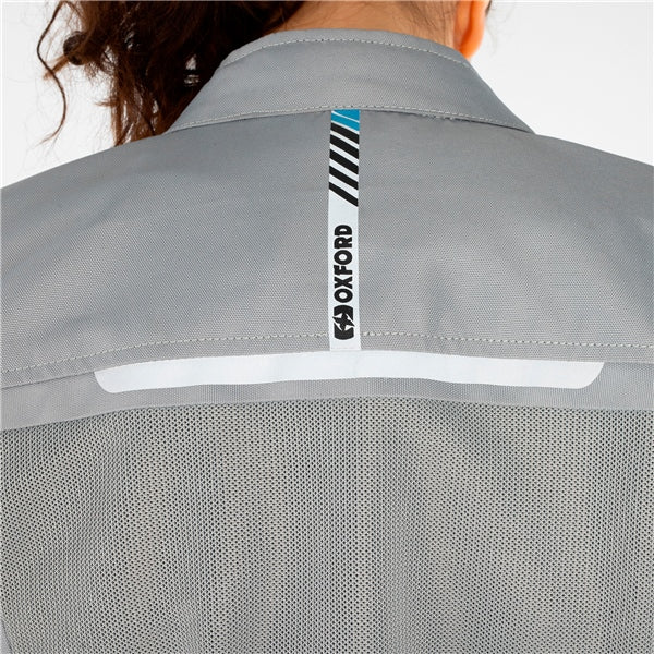 Oxford Arizona 2.0 Air Jacket - Women Gray 10 UK / 38 EU / 6 US - Driven Powersports