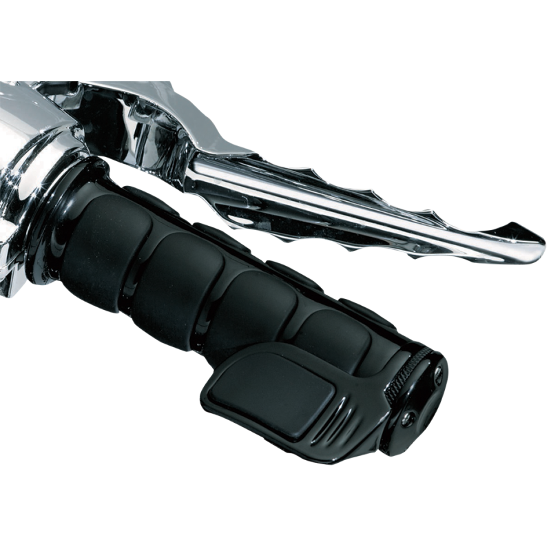 KURYAKYN MULTIFIT ISO-GRIPS PN 6340 Black Application Shot - Driven Powersports