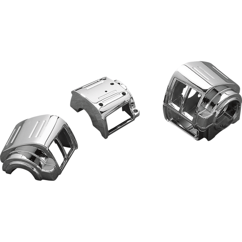 DRAG SPECIALTIES 82-95 H/BAR SWITCH HOUSING KIT CHROME Top - Driven Powersports