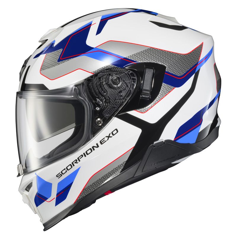 Scorpion EXO-T520 Helmet Zuse White/Blue (L)