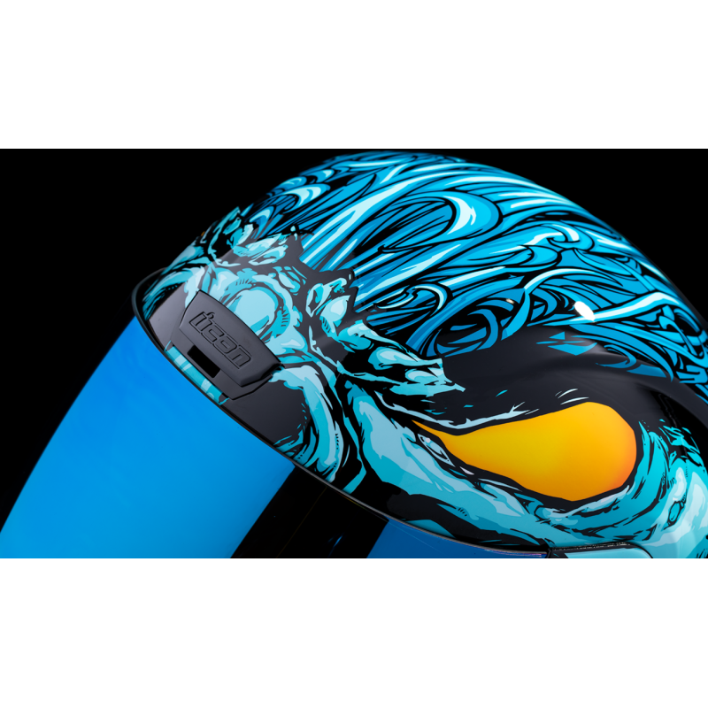 ICON HELMET AIRFORM MIPS MANIK'RR Light Blue Front - Driven Powersports