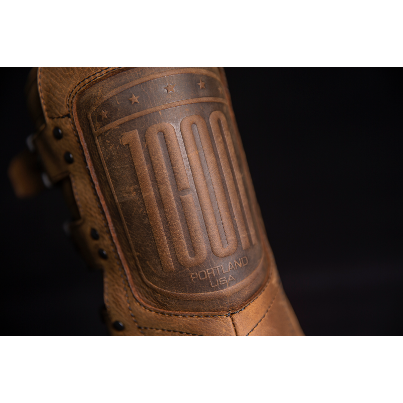 ICON BOOT ELSINORE2 CE Brown Detail - Driven Powersports