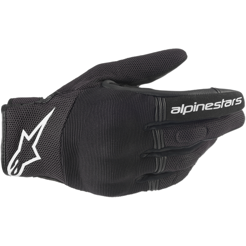 ALPINESTARS GLOVE Copper Black/White Front - Driven Powersports