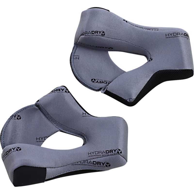 ICON CHEEKPAD AFLT H-DRY Gray Front - Driven Powersports