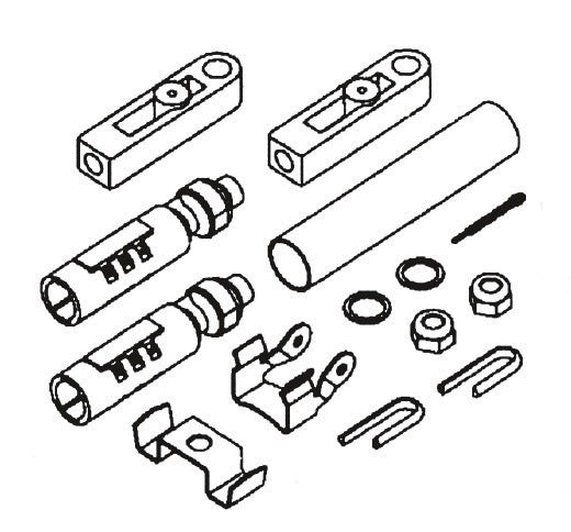 Uflex K57 - Cable Adaptor - Driven Powersports