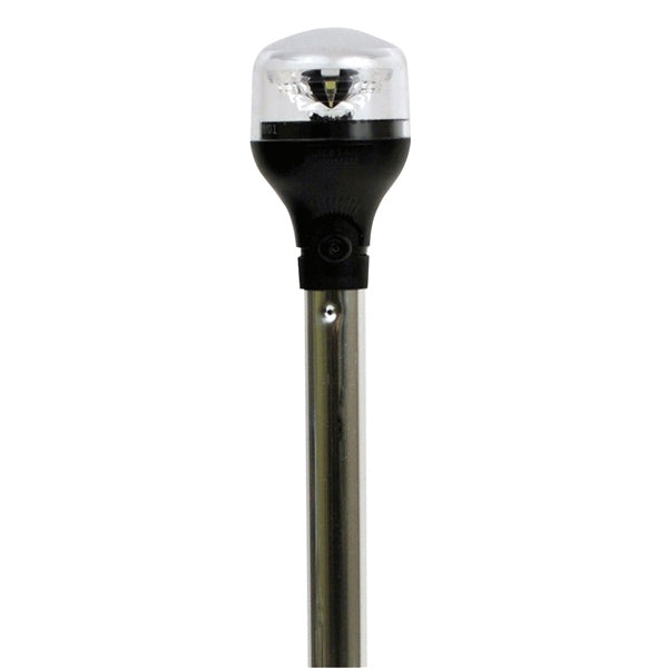 Attwood All Around Navigation Light, Horizontal Mount with 20” Pole - Driven Powersports