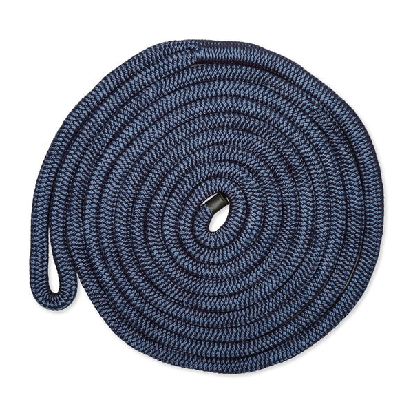 CMPCORDAGE DOCKLINE DBL BRAIDED 1/2"X15 Navy - Driven Powersports