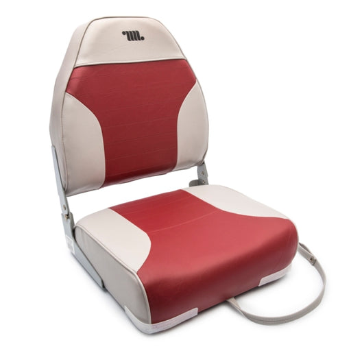 WISE "SEAT, HIGH BACK, GRAY/RED" (8WD588PLS-661) - Driven Powersports