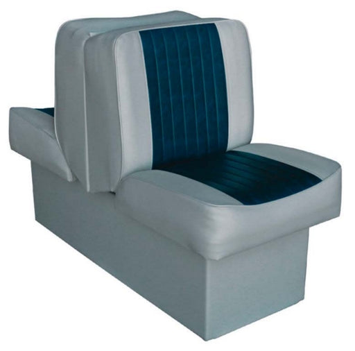 WISE DELUXE LOUNDGE SEAT Grey/Blue - Driven Powersports