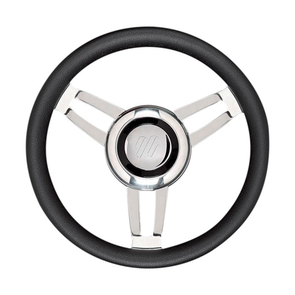 Uflex GRIP POLY CHROME CAP 13.8" White/Black - Driven Powersports