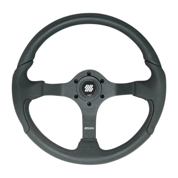 Uflex GRIP 3SPOKE Black White/Black - Driven Powersports