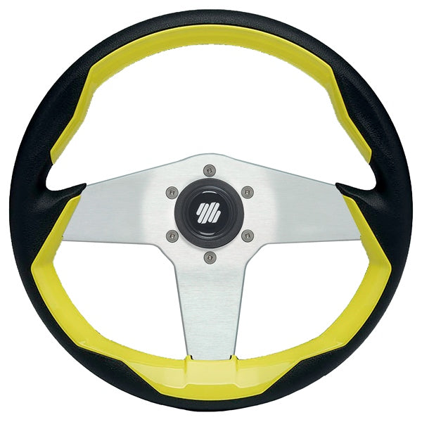 Uflex GRIP SPOKE CAP Yellow/Black White/Silver - Driven Powersports