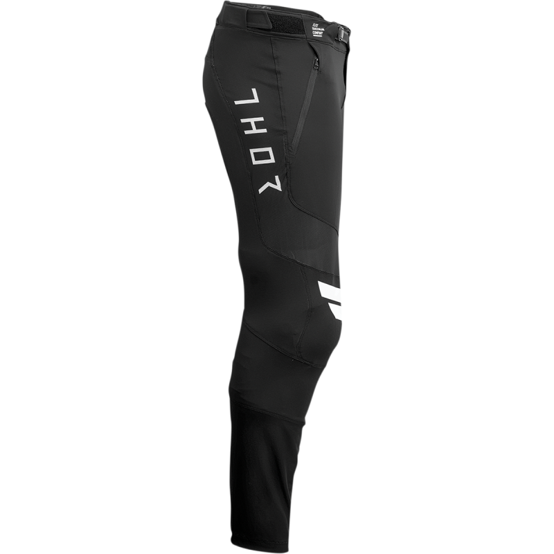 THOR PANT THOR ASSIST Black Right Side - Driven Powersports