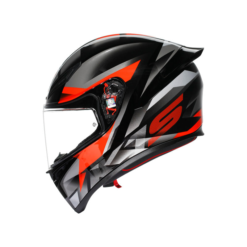 K1 S FASTLAP BLACK/GREY/RED (S) Black/Grey/Red - Driven Powersports