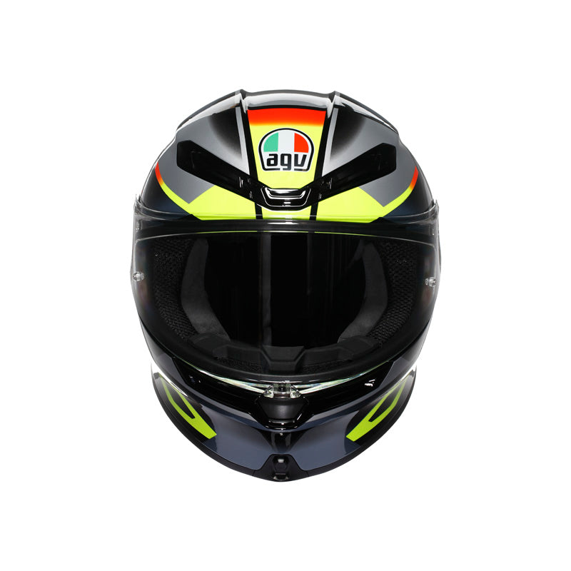 K6 S ERAZER BLACK/RED/YELLOW FLUO (L) Black/Red/Yellow - Driven Powersports