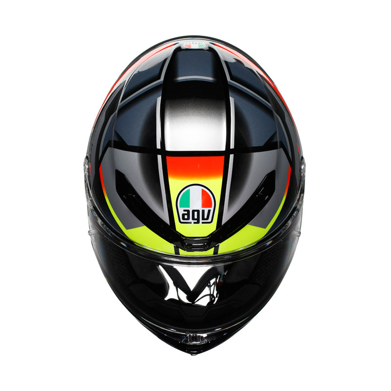K6 S ERAZER BLACK/RED/YELLOW FLUO (L) Black/Red/Yellow - Driven Powersports